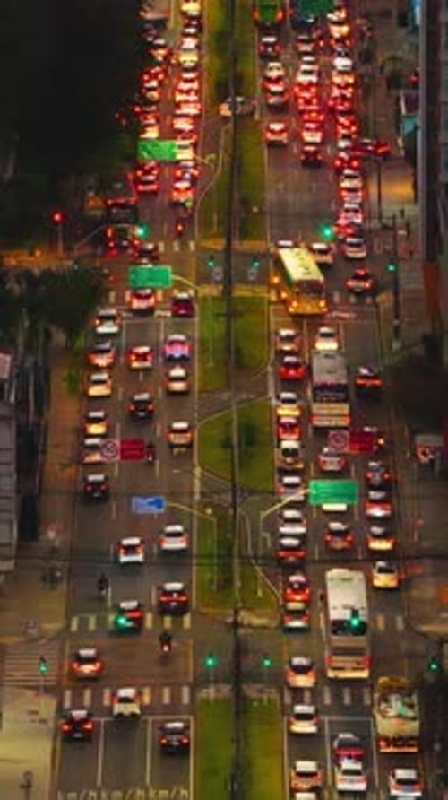 Brazil City Traffic Corridor Traffic Urban Traffic