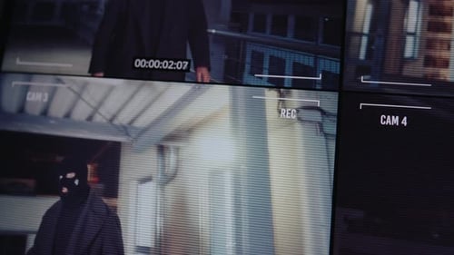 Bank Robber on Security Cam