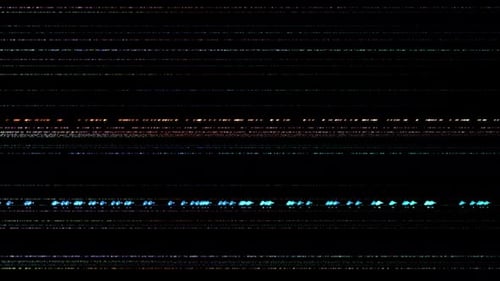 Digital Glitch Noise Static Video Effect Loop