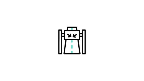 Highway Animated Icon