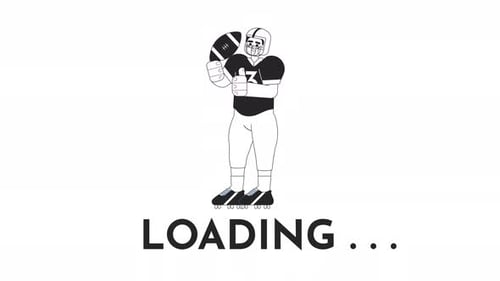 Football Player Juggling Ball Loading Animation