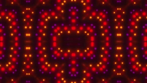 Dynamic neon light display creating vibrant abstract patterns and effects