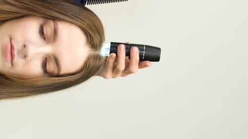 Woman Visiting Dermatologist at Clinic Vertical Video