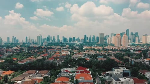 4K Drone Jakarta City