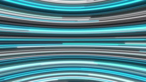 Fundo de linha de néon abstrata curva