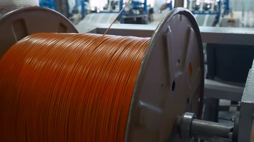 Spinnrolle mit Gummidraht Kreative Abwickelspule mit Gummidraht für industrielle Isolierung
