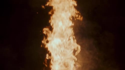 Hot Flame Textures with Ember Particles