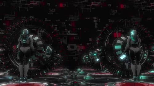 AI Robot Army Künstliche Intelligenz ersetzt Menschen