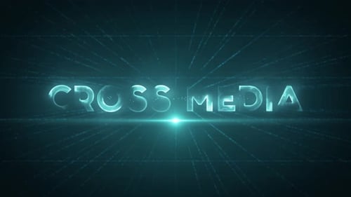 Futuristic Glowing Text Reveal Opener