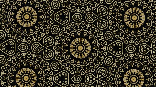 Golden Luxury Pattern Animation Background | Luxury Award Show Pattern Animation Background