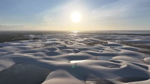 Lencois Maranhenses At Santo Amaro In Maranhao Brazil.