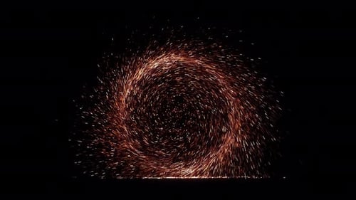 Fiery Spark Vortex Reveal Transition