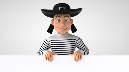 Fun breton character animation
