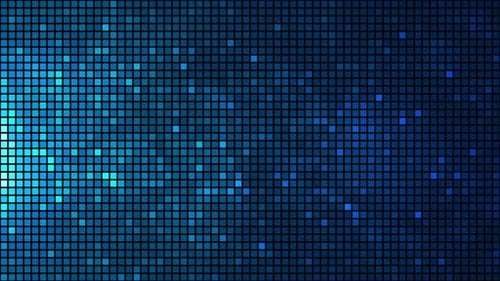 Animated Blue Geometric Grid Technology Background Loop