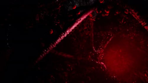 Terror vudú con tentáculos rojos