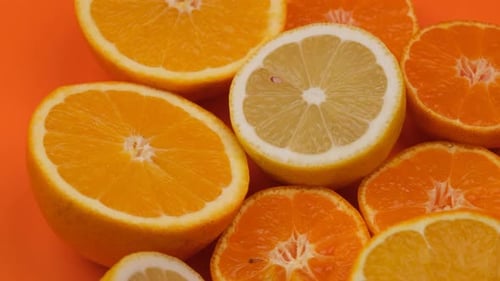 Orange Mandarin Rotating