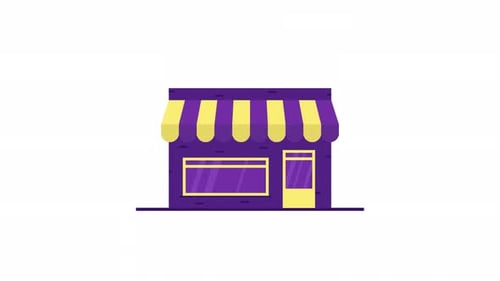 Shopping Store Animation 4K