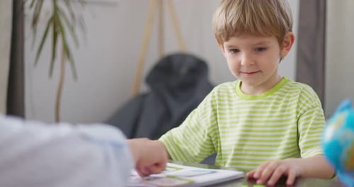 Learning Activity with Child and Adult