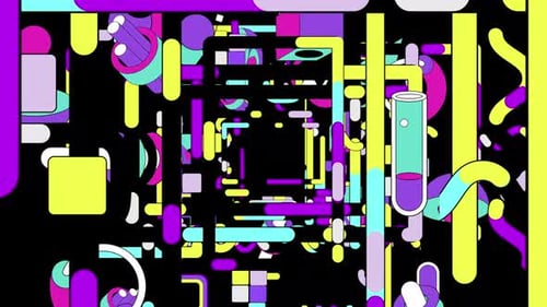 Bunter geometrischer Hintergrund 02