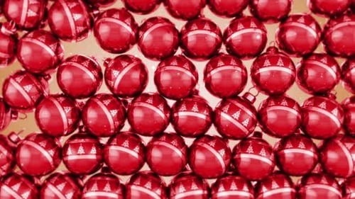Christmas Balls Unveil Light Red