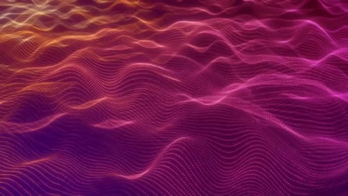 Abstrakter animierter Hintergrund mit wellenförmigen Netzen
