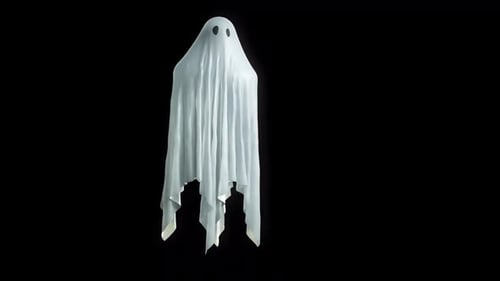 Modern 3D Floating Ghost for Spooky Halloween Designs