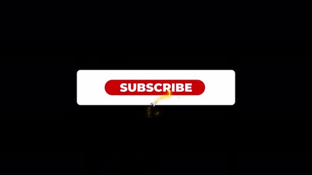 Subscribe Button Click Animation with Bell Notification for Social ...