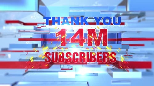 14M Subscribers Celebration String