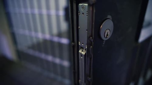 American Prison System Close Up Jail Lock