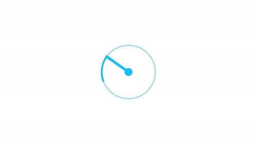 Minimalist Flat Design Loading Circle Progress Bar Animation