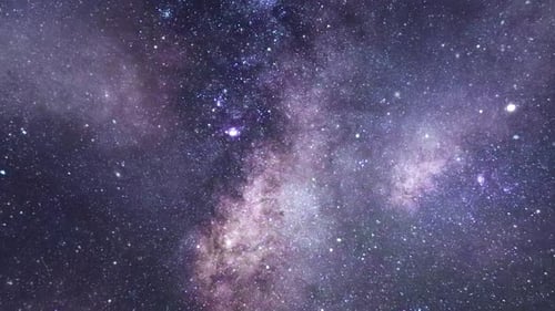Animated Journey Through Milky Way Stars and Nebula