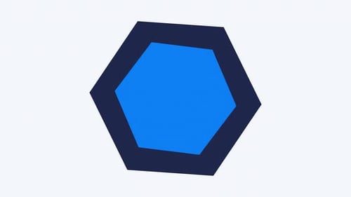 Hexagon transition background