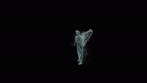 68 Character Dancing Water Splashes 4K