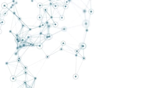 Abstract Digital Network Connection Animation Background