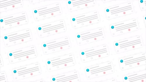 Animated Social Media Interaction Boxes with Likes and Retweets