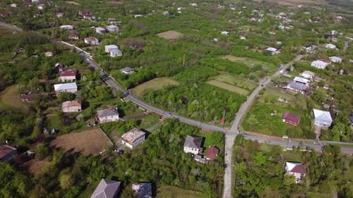 Cars On The Rural Road