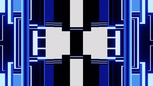 Eisenblauer animierter Hintergrund VJ Seamless Loop für Partys mit hellen Linien