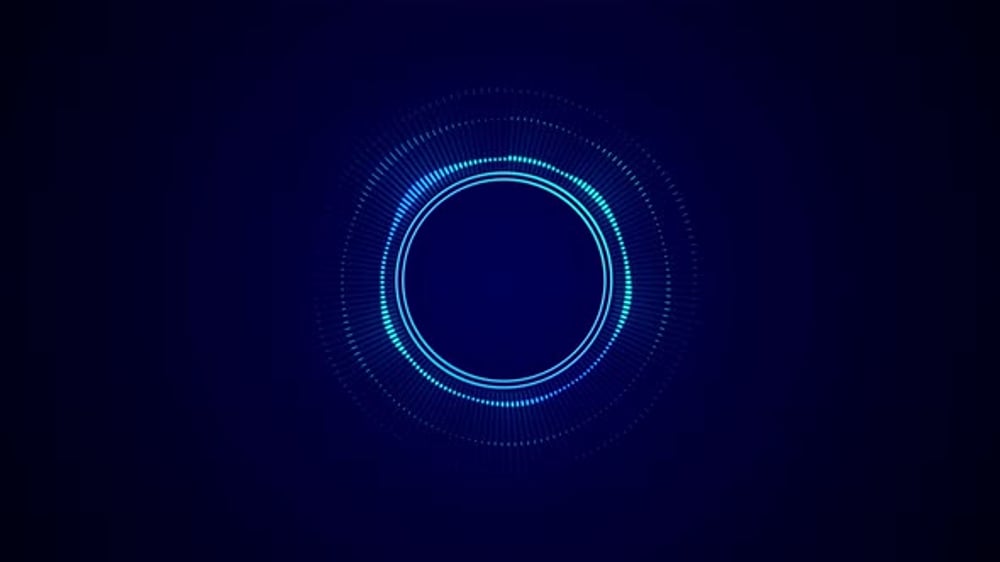 Circular Equalizer Animation Music Sound Wave Big Data Visualization ...