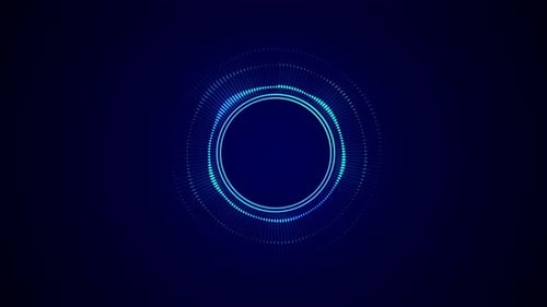 Zirkulärer Equalizer, Animation, Musik, Schallwelle, Big Data-Visualisierung, radialer, kreisförmiger Equalizer