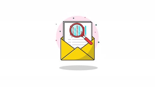 4k Data Research and Report Analysis Animation
