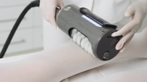 Medical Device Rolling on Patient's Leg