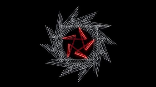 Endless Kaleidoscope Loop for Vibrant VJ Performances at Parties and Concerts