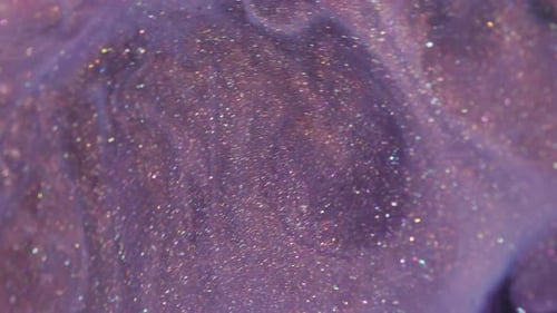 Sparkling Glittering Lilac Background Texture, Fluid Art Abstract