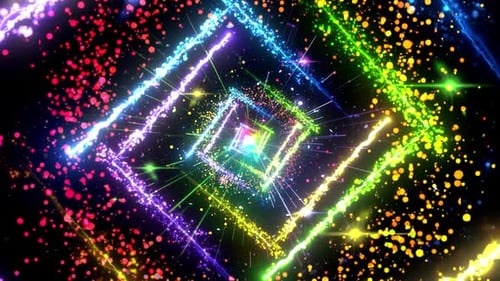 Square Particle Tunnel