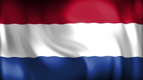 Waving Flag of The Netherlands