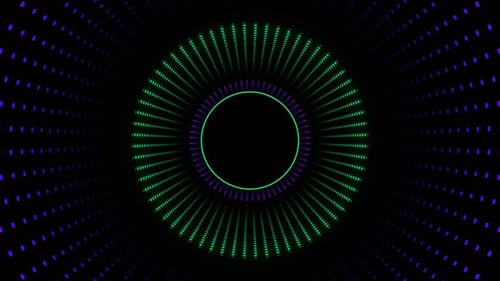 Purple And Turquoise Flashing Neon Pulsation Background Vj Loop In 4K