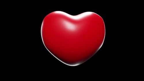 Herzrotation zum Valentinstag