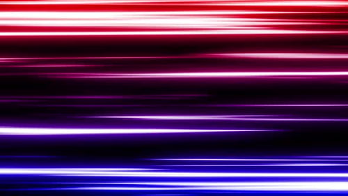 Horizontale Neon-Retro-Linie