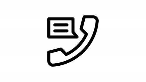 call line icon animation