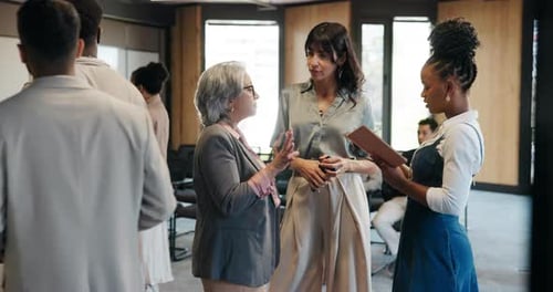 Business people meeting in a modern office